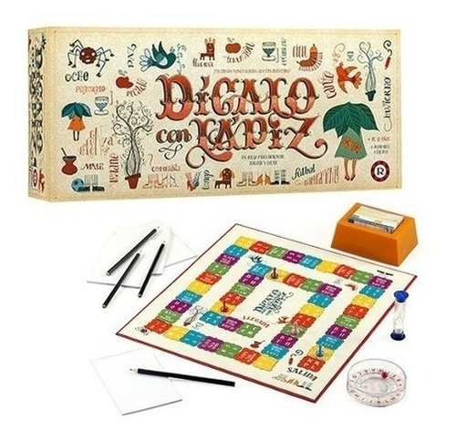 Juego De Mesa Ruibal Digalo Con Lapiz Original