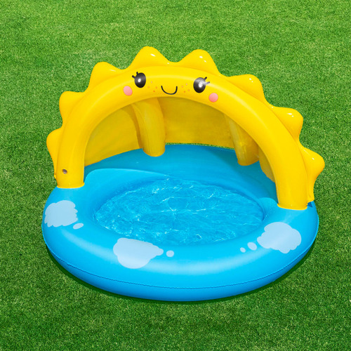 Piscina inflável Bestway com teto para bebês Sunny Day 101x97x71cm