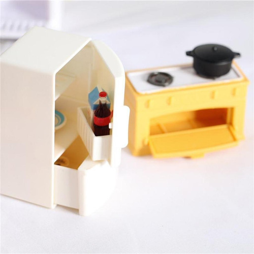 . 2x Juego De Accesorios De Muebles De Cocina En Miniatura