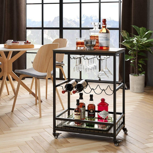 Carrito Servicio De Bar, O, Mesa De Vinos, Hogar Isla Deco1