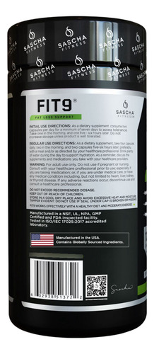 Multivitamínico Sascha Fitness Fit 9 - 120 Cápsulas Vegano