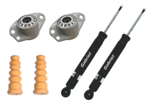 Kit Amortiguadores Traseros C/ Base Golf Jetta A4 Gabriel