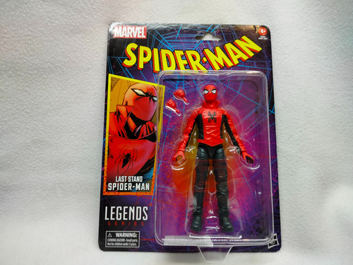 Marvel Legends Spiderman Last Stand Hombre Araña Figura
