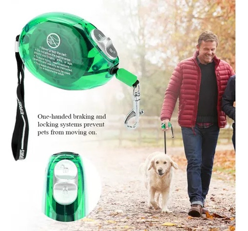 Correa Retráctil Pet Auto 2,5 M