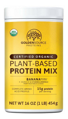 Goldensource Proteins, Protena Orgnica A Base De Plantas, Pl