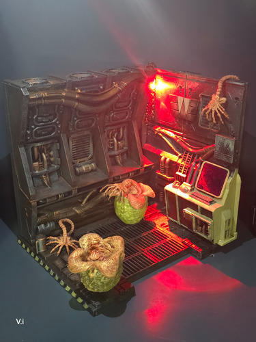 Maqueta Alien Para Neca O Figuras Similares. Escala 1/10