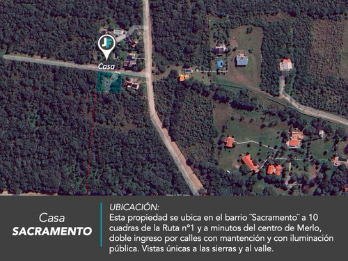 Casa De 2 Dormitorios En Merlo Con Piscina