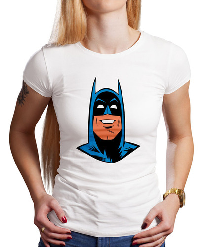 Polo Dama Batman Face (d0446 Boleto.store)