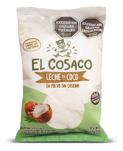 Leche De Coco En Polvo Sin Caseina Cosaco Libre Gluten 150g