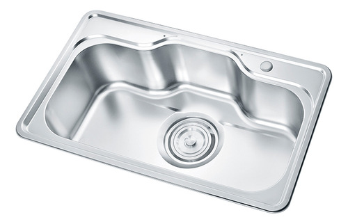 Bacha Cocina Pileta Simple 85 X 51,5cm Acero Inoxidable
