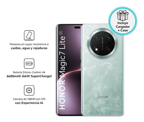 Honor Magic7 Lite, Dual Sim, 256 Gb, 8 Gb Ram Jade Jade Cyan