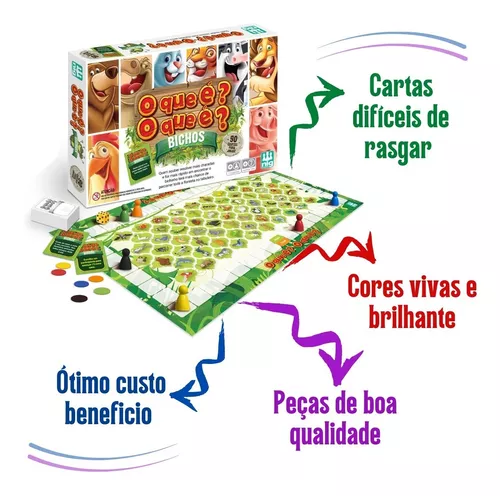 Jogo Bichos e Cores