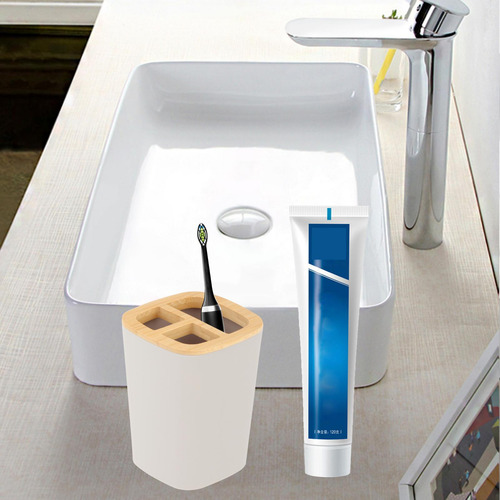 3 Soporte Para Cepillos De Dientes Encimera De Cocina Gris