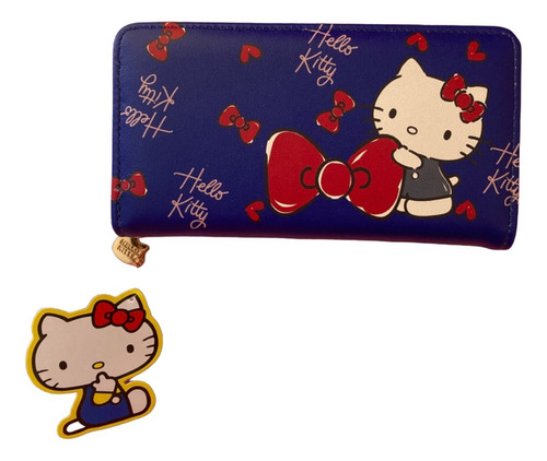 Billetera Hello Kitty + Hermosa Pulsera De Kitty De Regalo