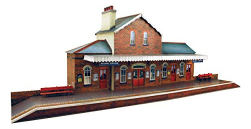 O Gauge 7mm 1:48 Modelo A Escala Estación De Ferrocarril Del