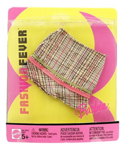 Barbie Fashion Fever Plaid Mini Skirt 2004 Edition