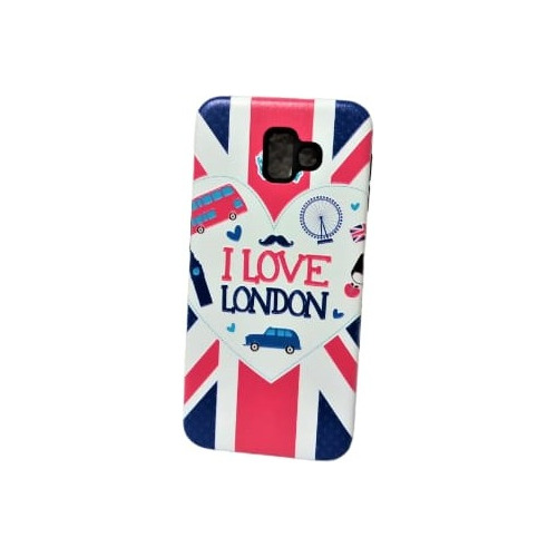 Funda Para Celular J6 Plus, Acrigel, I Love London.