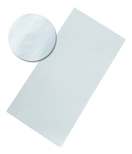 20 Pliegos De Papel Coreano Tornasol Para Ramos Y Flores Blanco