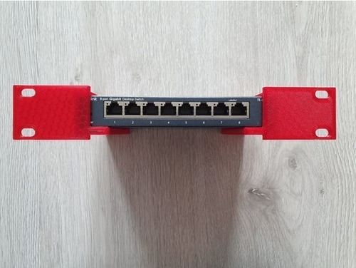 Soporte Ethernet Switch (tl-sg108) Para Rack 10¨ 1u