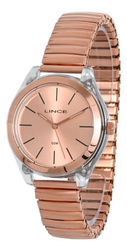 Relogio Lince Feminino Lrr4484p R1rx Rose Gold Analogico