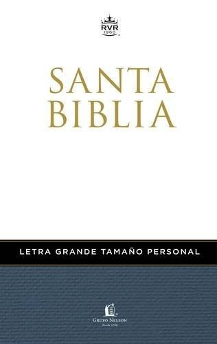 Biblia Letra Grande Tamaño Personal, Reina Valera 1960, Tapa Dura, De Rvr1960. Editorial Grupo Nelson, Tapa Dura En Español, 2006