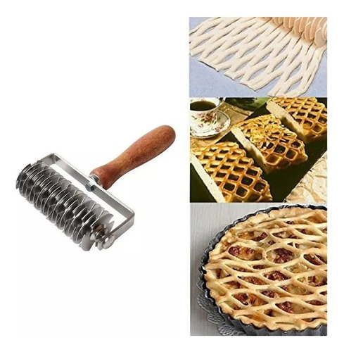 Cortador De Masa De Hojaldre Con Rodillo Para Masa De Pizza