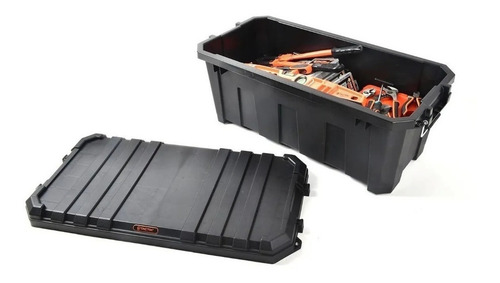 Imagen 2 de 3 de Caja de herramientas Tactix 320504 de plástico 38.3cm x 80.1cm x 32.5cm negra