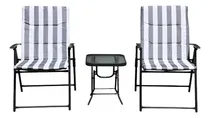 Comprar Set Juego Jardin Plegable 3 Piezas 2 Sillones  + 1 Mesa