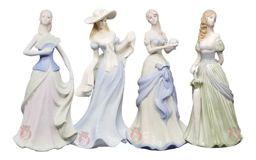 Dama Mu eca De Cer mica Y Porcelana Figura De Colecci n. Cuotas