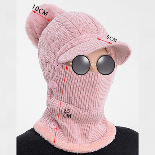 Bufanda De Cuello De Invierno Sombrero De Pasamontañas