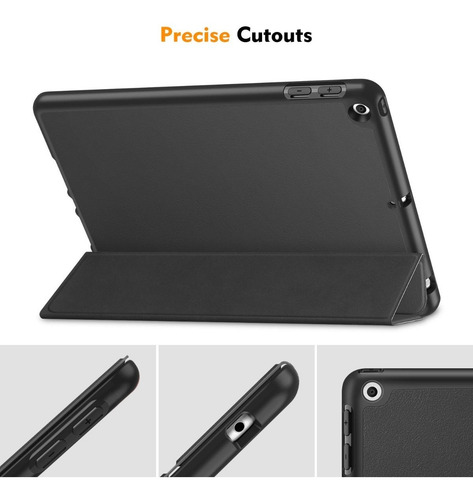 Imagen 4 de 6 de Case Fintie iPad 10.2 7gen 8va 2019 Smart Portalápiz Negra