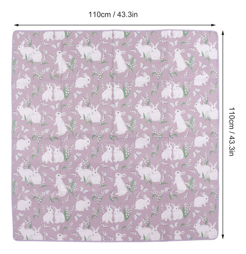 Alfombrilla Para Trona, Suave, Con Bonito Diseño De Animales