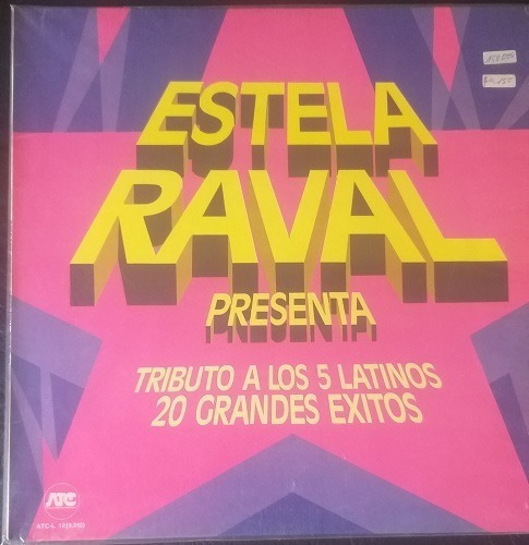 Disco Vinilo Estela Raval - Tributo A Los 5 Latinos 