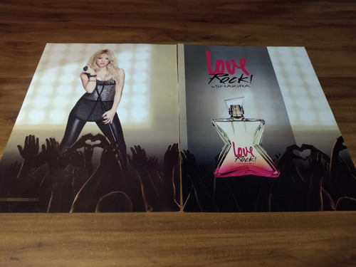(ph542) Publicidad Shakira * Love Rock! (Usado)
