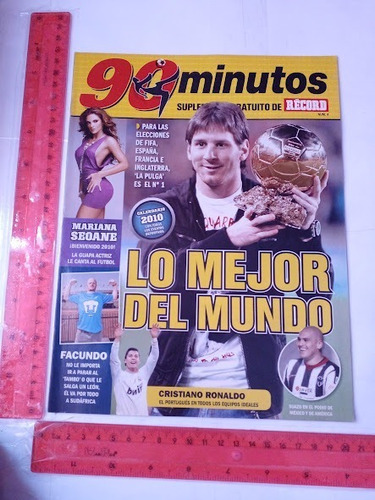 Revista 90 Minutos De Record No 4 Enero 3 De 2010