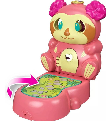 Polly Pocket Estuche De Perezoso Flip & Find Compacto