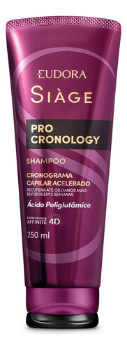 Shampoo Siàge Pro Cronology Eudora Cronograma Capilar 200ml