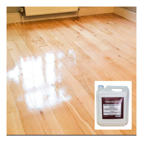 Cera Autobrillo Piso Flotantes Y Maderas Tratadas - 5 Lts