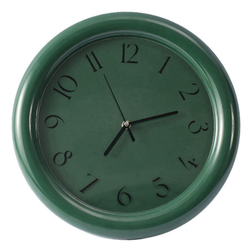 Reloj De Pared Pequeño Reloj Creativo Silencioso Arte Verde