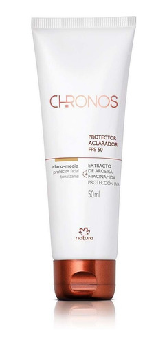 Protector Aclarador Fp50 Producto Natura Chronos 50ml