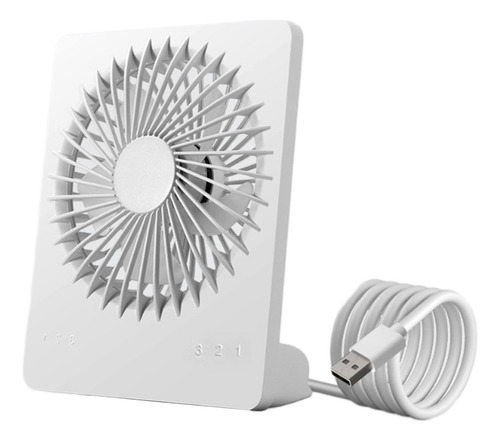 Ventilador De Mesa: Pequeno, Portátil, Desktop, Forte Fluxo