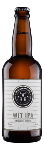 Cerveja artesanal Three Monkeys India White Ale 500ml