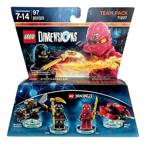 Lego Dimensions Ninjago Team Pack 71207 Cole E Kai Original