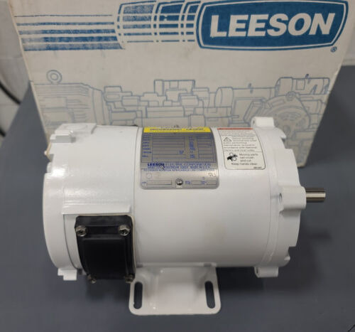 Leeson 1800 Rpm 24v 13.5 A 1/3 Hp Washguard Dc Motor 109 Mmk