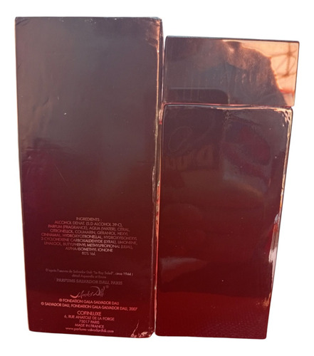 Perfume Black Sun De Salvador Dali Original 100 Ml Caballero