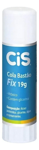 Cola Em Bastão Cis Fix Atóxica Escolar Artesanato 19g