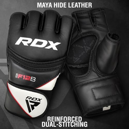 Rdx Maya Hide Leather Mma Guantes Ufc Cage Fighting Sparring