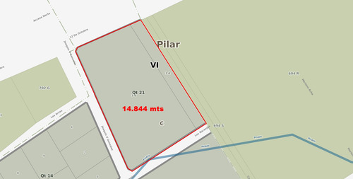 Imagen 2 de 2 de Terreno Fraccion En Venta Ubicado En Pilar, G.b.a. Zona Norte