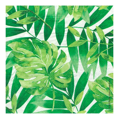 Imagen 4 de 5 de Servilletas Decoupage Selva Tropical Tigre Laura Craft