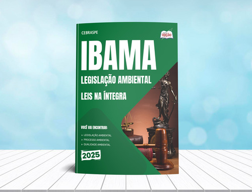 Apostila Ibama 2025 - Leis Na Íntegra - Legislação Ambiental - Editora Opção